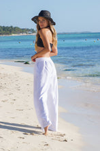 Cargar imagen en el visor de la galería, TULUM Pantalón de Playa Blanco