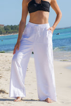 Cargar imagen en el visor de la galería, TULUM Pantalón de Playa Blanco